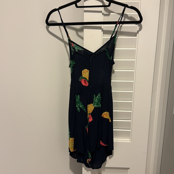 Privacy Please Navy Tropical Romper XS - Picture 2 of 3